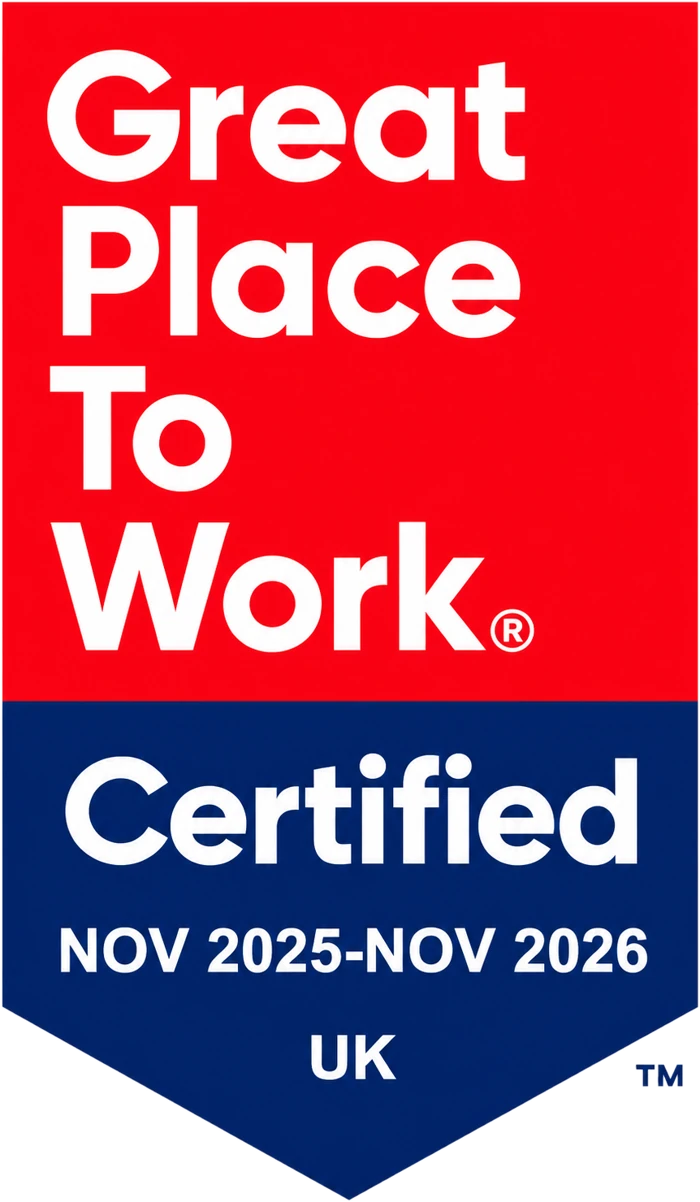 Great Place To Work Certified, UK, November 2025 to November 2026